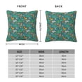 thumbnail image 2 of Pofeuu Jungle Animals Print Double-sided plush pillowcase Square Throw Pillow Covers Pillows Cover for Living Room Bedroom Sofa Couch Cushion Cover（No pillow core）-22"x22", 2 of 7