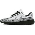 thumbnail image 5 of Uminder Womens Fashion Sneakers Paisley Sneakers Black Shoes Size 10, 5 of 5