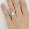 thumbnail image 3 of solitaire jewels 3CT Pear Moissanite Solitaire Engagement Ring For Women, 14K Yellow Gold, 3 of 5