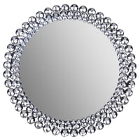 Round Jeweled Mirror in 18" and 11" by Gallery Solutions