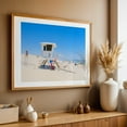 thumbnail image 5 of Lifeguard Tower at Assateague Island 05 - Photography Beach Coastal Ocean Seaside Summer Minimalist Unframed Wall Art Print 12 x 18 inches, 5 of 7