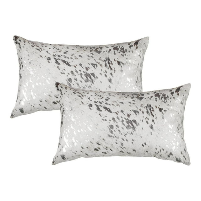 TORINO SCOTLAND COWHIDE PILLOW 12"X20" 2-PACK