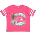 thumbnail image 3 of Inktastic It's My 1st Easter with Cross and Flowers Boys or Girls Toddler T-Shirt, 3 of 5