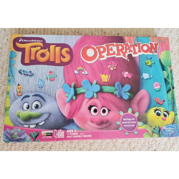 Pre-Owned Hasbro Operation Game: Dreamworks Trolls Edition