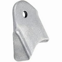 Allstar Performance ALL60041 Chassis Tab - Body Brace - Radius - Gusseted - 1/4in Mounting Slot - 1/8in Thick - Steel - Set of 4