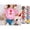Pink, variant on Girls Canada Flag T-Shirt Canadian Maple Leaf Graphic Crewneck Short Sleeve Casual Summer Tee Top for Kids