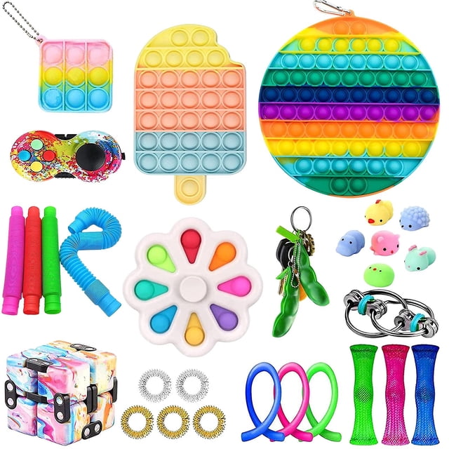Juguete sensorial Push Bubble Fidget para aliviar el estrés del autismo