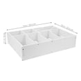 thumbnail image 2 of TABLZONE Storage Box Wood-plastic Composite for General Users White Organized Storage 1Set, 2 of 8