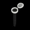 thumbnail image 4 of Uxcell 100Pack 6mm Hinged Screw Cover Caps Plastic Fold Screw Snap Covers, Light Gray, 4 of 5