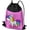 Cute Kawaii Rainbow Unicorn Chibi, variant on , Cute Kawaii Unicorns Pattern Drawstring Backpack Sports Bag Sackpack 17" x 13", Perfect for Gym, Yoga or Practice
