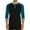 Blue, variant on Mens Casual Premium Slim Fit Henley Shirts Lightweight Thin Fabric