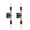 thumbnail image 1 of 2 Light Vanity Light Double l Sconce Light,Linear Wall Lamp for Hallway Kitchen Bathroom,2 Pack, 1 of 7