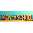 thumbnail image 4 of Colorful Back to School Banner with Apple Alarm Clock and Backpack Elements Backdrop for Classroom Decorations School Party Photography Props Supplies, 4 of 4