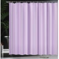 thumbnail image 3 of Ambesonne Stripes Shower Curtain, Abstract Ocean Lines Print, 69"Wx70"L, Lavender Lilac, 3 of 4