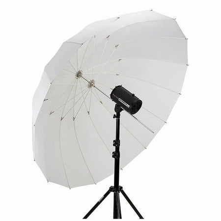 Umbrella-50in-ShtThru 50 in. Pro 16-Rib Parabolic Umbrella Shoot-Through Diffusive