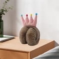 thumbnail image 4 of FOCUSNORM Cache-Oreilles Chauds d'Hiver pour Femmes Mignons Cache-Oreilles Couronne Cache-Oreilles Pliables Bandeau, 4 of 5