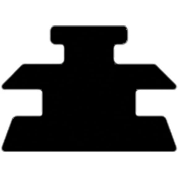 Spi-Sport Part 915-43-80SH Universal UHMW Tunnel Protector - 43in. L x 3/4in. H