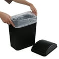 thumbnail image 3 of Doryh 16 Liter Black Swing Lid Garbage Can, Plastic Kitchen Rubbish Bin, 3 Pack, 3 of 7