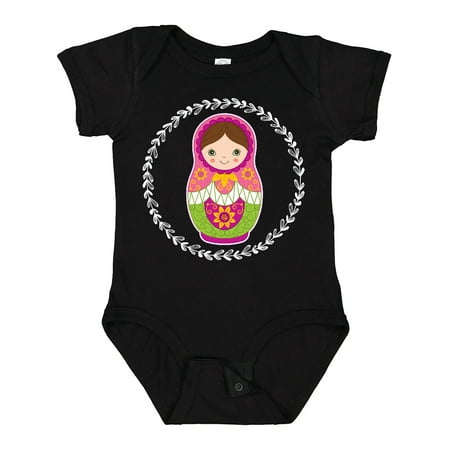 

Inktastic Matryoshka Russian Cute Pink Nesting Doll Gift Baby Girl Bodysuit