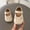 Beige, variant on Viluyesy Girls Mary Jane Shoes Closed Toe Lace Bow Hook Loop Soft Sole Dress Shoes for Kids Khaki Size 8 Toddler