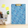 thumbnail image 6 of Coolnut Dragon Dinosaur Acrylic Clipboard with Low Profile Gold Metal Clip Standard A4 Letter Size Decorative Clipboards for Office,Jobsite,Medical,School, 6 of 7