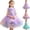 Purple, variant on ATOGUTA Girls Dresses Wedding Tulle Tutu Dresses Princess Birthday Party Prom Ball Gown Size 0-8