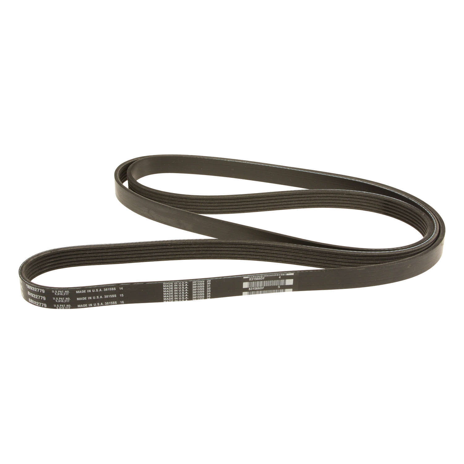 ACDelco Professional 6K905 Standard V-Ribbed Serpentine Belt Fits 2006 Chevrolet Trailblazer