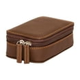 thumbnail image 3 of Bolsa de golf Fashion PU Leather Compact accesorio para hombres deportivos Mujeres Marrón, 3 of 8