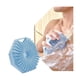 thumbnail image 3 of 2 cepillos multifuncionales para limpieza de la piel y ducha corporal hexagonal, color azul, 3 of 5