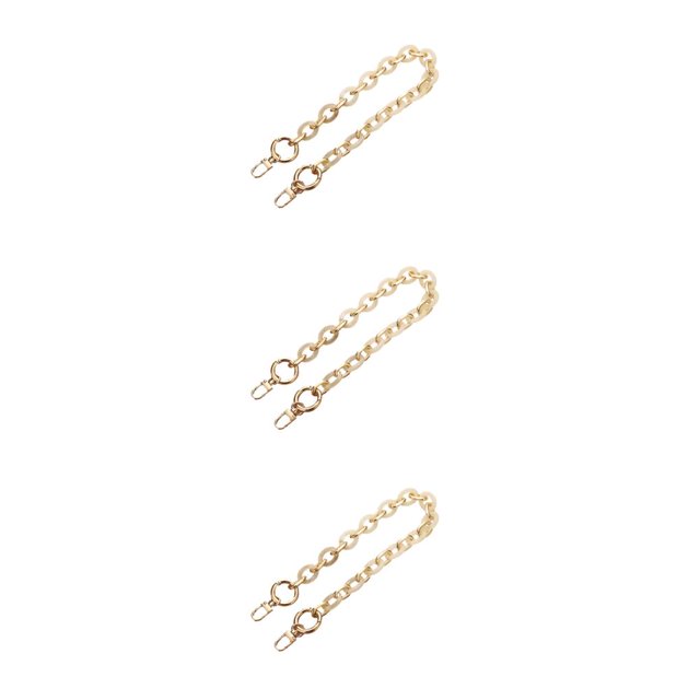 Ruiboury Fashionable Trendy Bag Chains To Style Sturdy And Durable Purse Chain Straps L204-MS 3Set