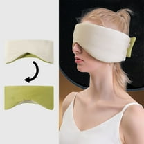 Ikohbadg Full Surround Sleep Eye Mask, Portable Travel Blindfold Eye Cover, Light Blockout & Breathable Soft Sleeping Mask for Comfortable Rest & Relaxation