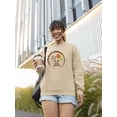 thumbnail image 2 of Japanese Bon Festival Stamp Sweatshirt Women -Image by Shutterstock, Female 3X-Large, 2 of 4