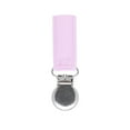 thumbnail image 2 of Classic Baby Pink All Silicone Pacifier Clip, 2 of 3