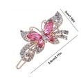 thumbnail image 3 of Hot Sale! Yiteos Polyester Hair Clip, Women Design French Style Hairpin Clip Hair Barettes Butterfly Hair Clips Wedding Brides Hair Accessories, 1 Hairpin, 3 of 9