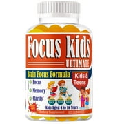 Pro-Life Brain Booster Omega 3 Kids Focus And Attention Supplements- Fruity Flavor Vitamins 60 Ct