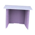 thumbnail image 4 of Yinanstore Portable Soundproof Booth Desktop Soundproof Cover Soundproof Foam Padding High Density Isolation Booth for Microphone Studio, 4 of 8