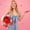 Red, variant on Bwiyojiz Bows & Ribbons 12 Inch Decorative Large Hand Flower Holiday Gift, Gifts for Yourself, Blue