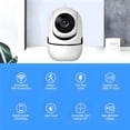 thumbnail image 2 of 2K HD Wifi Baby Monitor Camera with Night Vision,Two-Way Audio, AI Auto Tracking Smart Monitoring for Baby, Nanny,Pet,White, 2 of 10