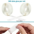 1000 Pcs Glue Point Clear Balloon Glue Balloon Removable Adhesive Dots Double Dots Of Glue Tape ...