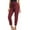 Wine, variant on AOOCHASLIY Women Fall Pants Womens High Waist Tie Up All Match Casual Corset Trousers Pants