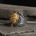 thumbnail image 3 of Roarsilver Jasper Stone RingRing for Men-Gemstone Ring-Best Friend Gift-Unique Stone Ring | 10.5, 3 of 5