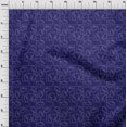thumbnail image 3 of oneOone Polyester Lycra Fabric Geometric Maze & Rabbit Animal Sashiko Print Decor Fabric Printed BTY 56 Inch Wide, 3 of 4