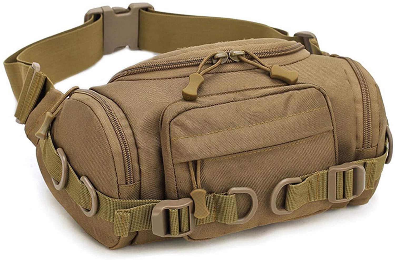 SINOYYONM Portable Tactical Fanny Pack for Hiking, Travel, Army