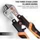 thumbnail image 2 of Bolt Cutters, Steel Wire Cutter 8in Heavy Duty Cr-V Cable, Chain, Spring Loaded Pliers with Soft Rubber Comfort Grip, Cutter for Chains, Padlocks, Met, 2 of 5