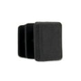 thumbnail image 4 of Flyshop 4 Pcs 1/2" x 1/2", 13 x 13mm Black Plastic Hole Plugs Square Tubing End Caps Tube Inserts Durable Furniture Glide for Chair Table Stool Leg, 4 of 6