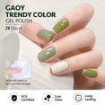thumbnail image 4 of Kit de esmaltes de uñas en gel GAOY, color blanco y verde, purpurina, 23 unidades, 4 of 6