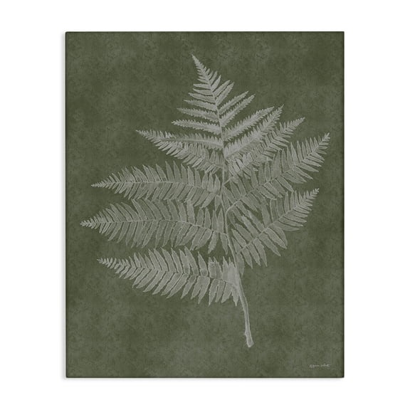 Stupell Industries French Country Asymmetrical Fern Plant Canvas Art, 24 x 30, by Annie LaPoint
