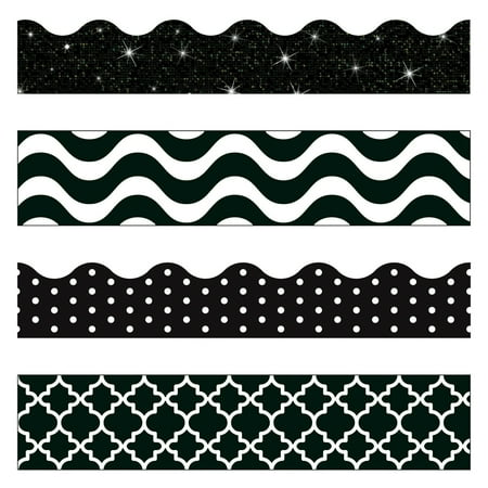 UPC: 0078628908275 | TREND Black & White Terrific Trimmers Variety Pack  44 Pieces