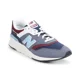 thumbnail image 3 of New Balance Men's 997H Sneakers Grey & Red, 3 of 5