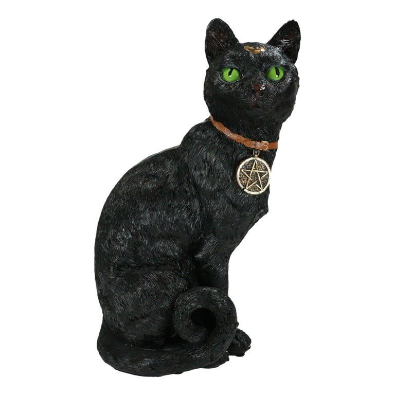 Green Eyed Moon Black Cat With Necklace Figurine - Walmart.com Green Eyed Moon Black Cat With Necklace Figurine - Walmart.com